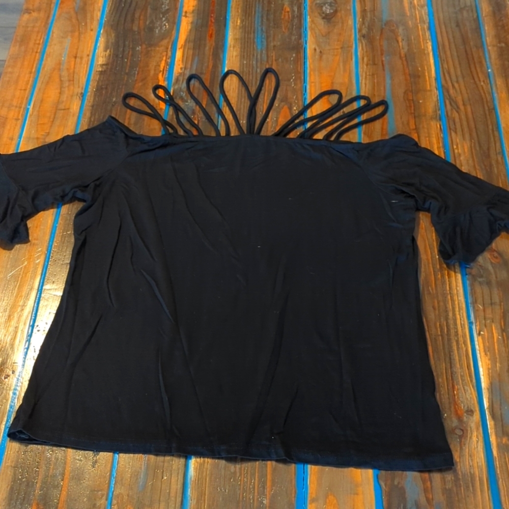 Black Strappy Top